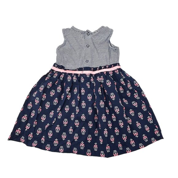 Baby Girl's - Navy Blue Dress. Bibbed Shorts, Skirt, Yellow Shirt - Size 18 Mont - Picture 3 of 10